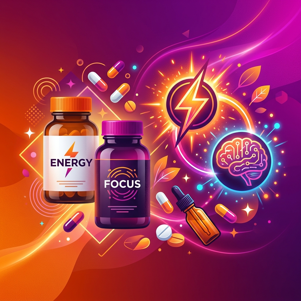 Best supplements for energy and focus illustration